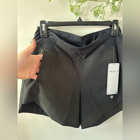 NWT Layer8 | Black Athletic Short - Picture 5 of 6